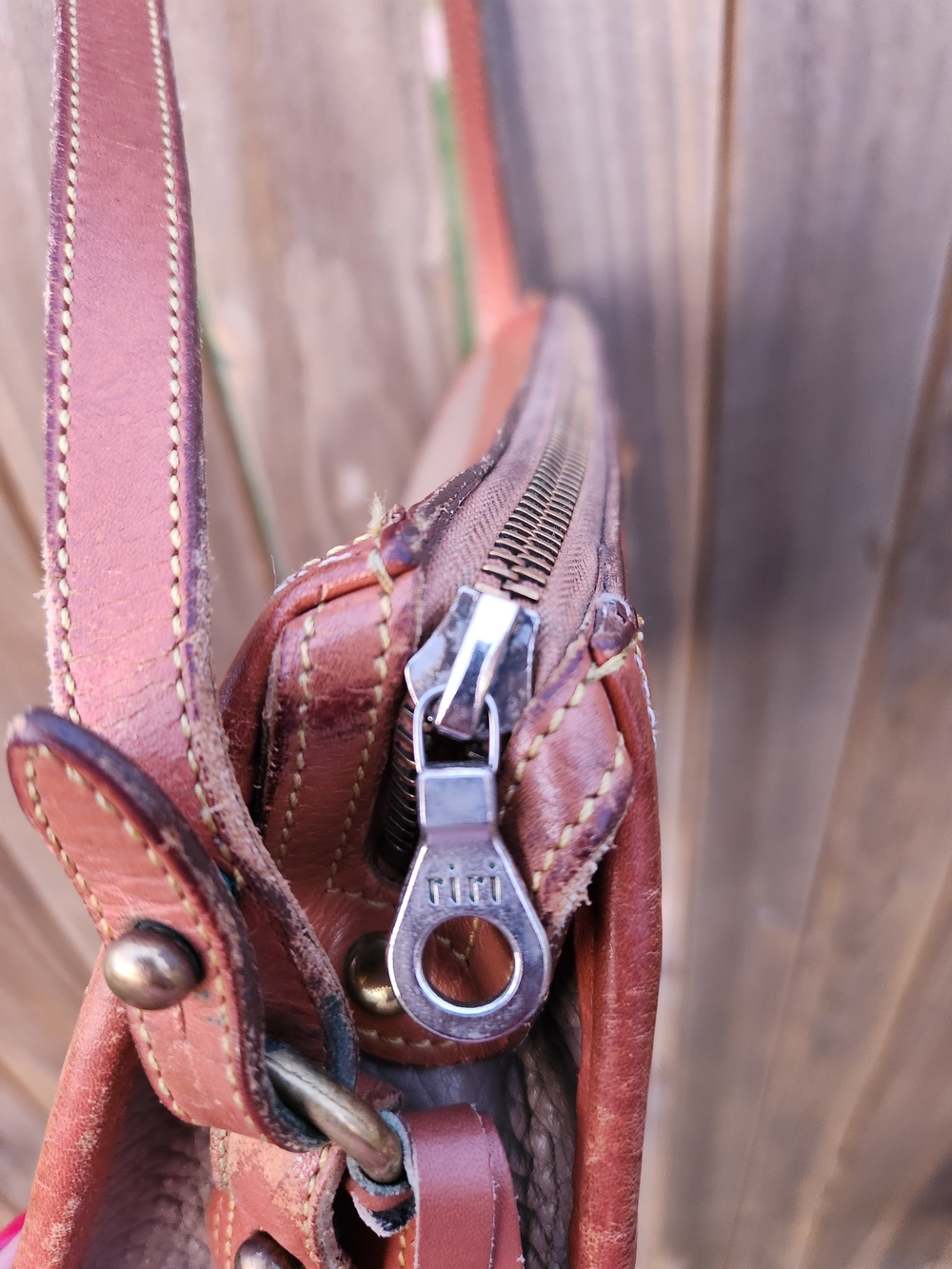 AWL Dooney & Burke in Brown and Tan - Classic Shoulder Bag - Picture 6 of 8